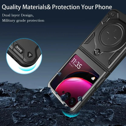 Motorola slide Camera Protection with kickstand for Motorola Moto Razr 60 Ultra 50 40 Ultra Razr Plus