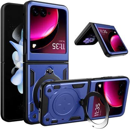 Motorola slide Camera Protection with kickstand for Motorola Moto Razr 60 Ultra 50 40 Ultra Razr Plus