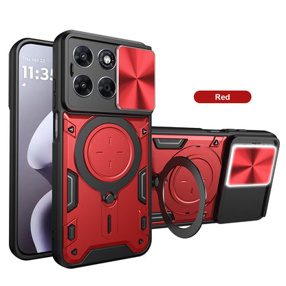 Motorola Slide Camera Lens Ring Kickstand Phone Cover For Moto G67 G77 G75 G84 G85 G86 G53 G54 G55 G56 G06 Power