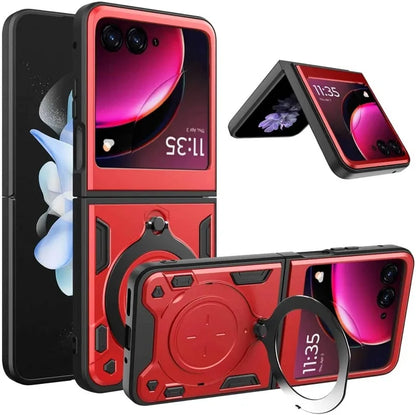 Motorola slide Camera Protection with kickstand for Motorola Moto Razr 60 Ultra 50 40 Ultra Razr Plus