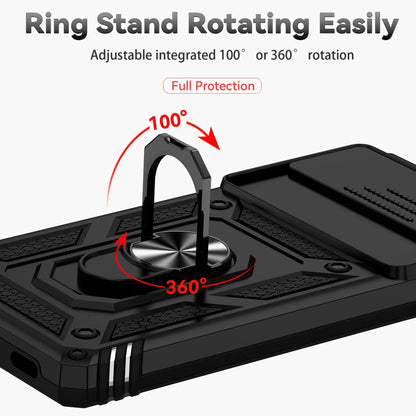 Phone case with camera cover and kickstand For Google Pixel 6 7 8 9 10 Pro XL 6A 7A 8A 9A 10A Camera Lens Protection Ring Holder Cover