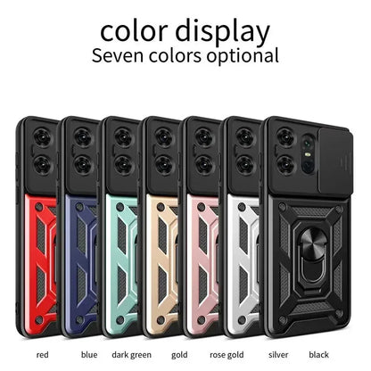 Motorola Edge Phone case with camera cover & kickstand for Motorola Edge 50 40 NEO 30 Pro Ultra Fusion G04 G34 G84 G54 G42