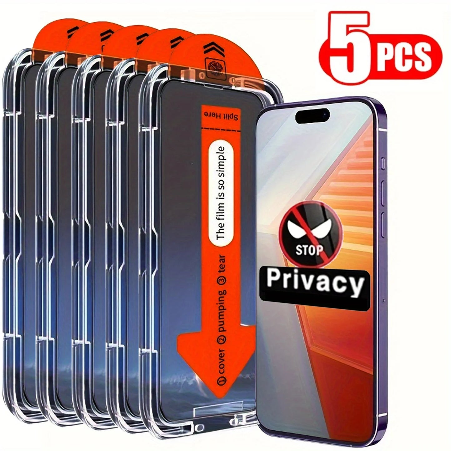 Anti-Spy screen protector For iPhone 13 12 Mini 11 14 15 Plus 16 Pro Max 17 Air 16e Privacy Screen Protector iPhone XR X XS 8 Film