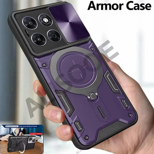 Motorola Slide Camera Lens Ring Kickstand Phone Cover For Moto G67 G77 G75 G84 G85 G86 G53 G54 G55 G56 G06 Power