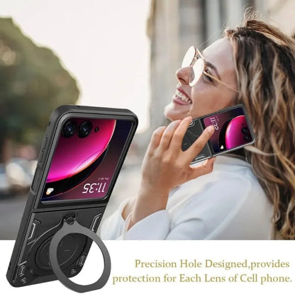 Motorola slide Camera Protection with kickstand for Motorola Moto Razr 60 Ultra 50 40 Ultra Razr Plus
