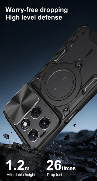 Motorola Slide Camera Lens Ring Kickstand Phone Cover For Moto G67 G77 G75 G84 G85 G86 G53 G54 G55 G56 G06 Power