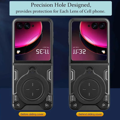Motorola slide Camera Protection with kickstand for Motorola Moto Razr 60 Ultra 50 40 Ultra Razr Plus
